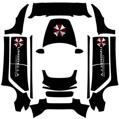 Resident Evil – Tesla Model 3 wrap