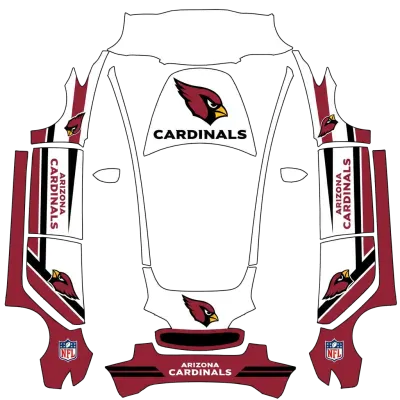 Arizona Cardinals (Arizona cardinals) – Tesla Model 3 Wrap