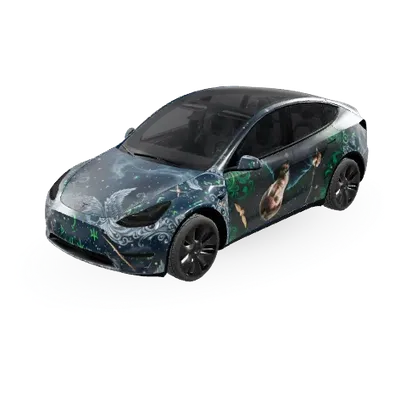 Ravencrawl – оклейка Tesla Model Y