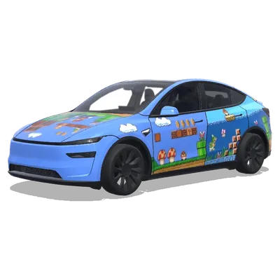 Mario – Tesla Model Y wrap