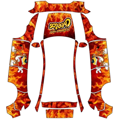Flaming Hot Cheetos – Tesla Model Y Wrap