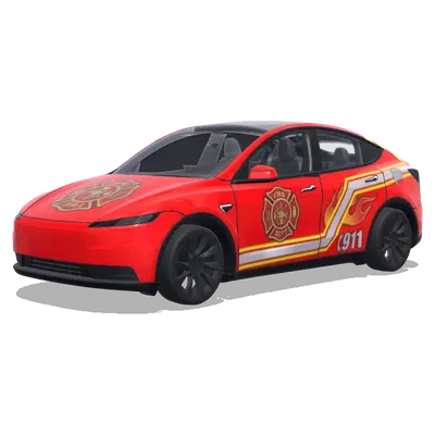 火焰徽章 911 – 特斯拉 Model Y 塗裝