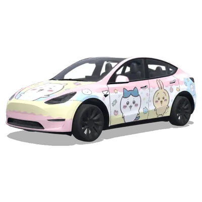 chiikawa – Tesla Model Y wrap