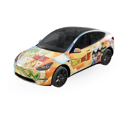 Dragon Ball Z (Dragonball z) – covering Tesla Model Y