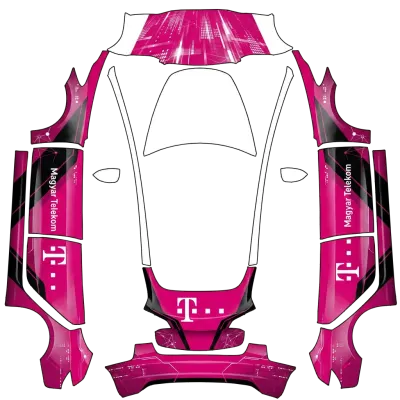 마자르 텔레콤 2 (Magyar Telekom 2) – 테슬라 Model 3 랩핑