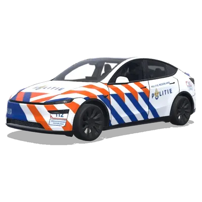 Полиция Нидерландов (Politie Nederland) – оклейка Tesla Model Y