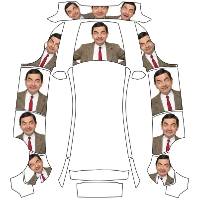 Mr bean – Tesla Model Y wrap
