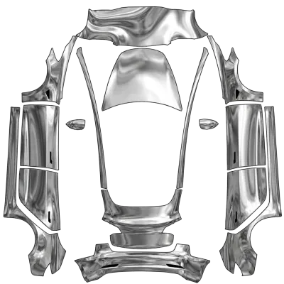 Chrome (chrome) – Tesla Model 3 Wrap