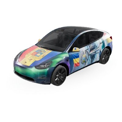 ルーマニア冒険 (Romania adventure) – テスラ Model Y ラッピング