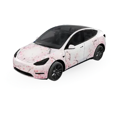 Kirschblüte (Cherry Blossom) – Tesla Model Y Wrap