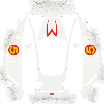 speed racer with road dust – Tesla Model 3 wrap