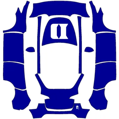The Blue Devil – Tesla Model Y wrap