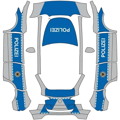 德國警察（Polizei (German Police)） – 特斯拉 Model Y 塗裝