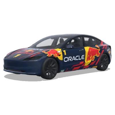 Формула 1 Red Bull Racing (F1 Red Bull raceing) – оклейка Tesla Model 3