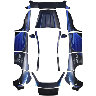 Sturm (Storm) – Tesla Model Y Wrap