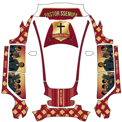 Dr. Pastor Martin Ssempa (Dr Pastor Martin Ssempa) – Tesla Model 3 Wrap