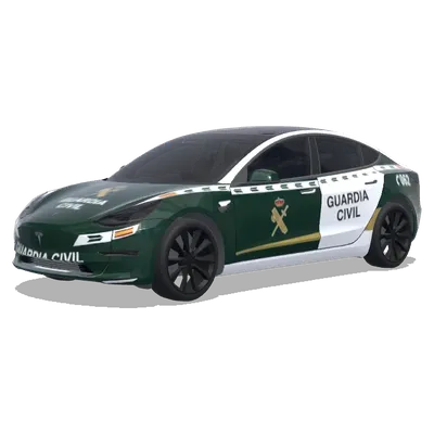 Гвардия Гражданская – оклейка Tesla Model 3