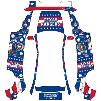 Rangers du Texas (Texas Rangers) – covering Tesla Model Y