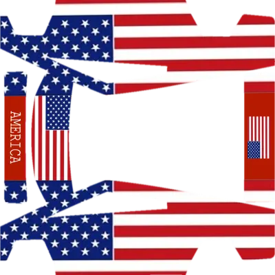 America #1 – Tesla Cybertruck Wrap