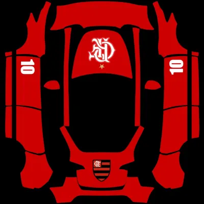 フラメンゴ (Flamengo) – テスラ Model Y ラッピング