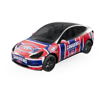 몬트리올 캐나다인스 (Montreal Canadiens) – 테슬라 Model Y 랩핑