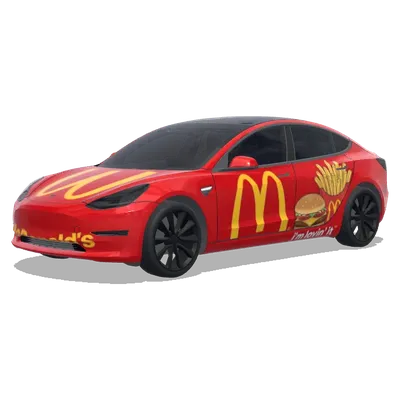 McDonald's – оклейка Tesla Model 3