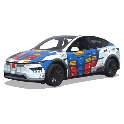 gundam – Tesla Model Y wrap