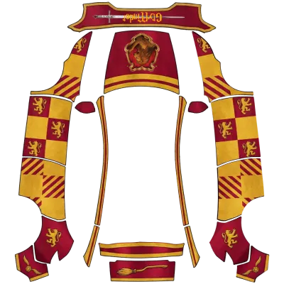 Gryffindor – Harry Potter (Gryffindor - Harry Potter) – Tesla Model Y Wrap