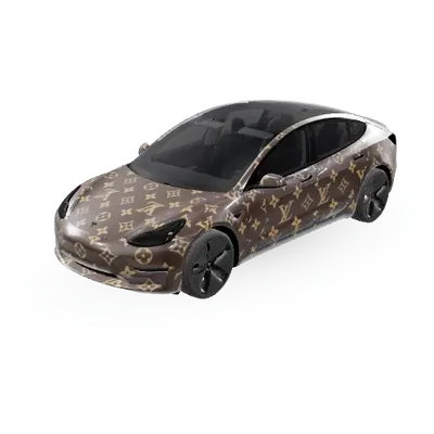 루이비통 (Louis Vuitton) – 테슬라 Model 3 랩핑