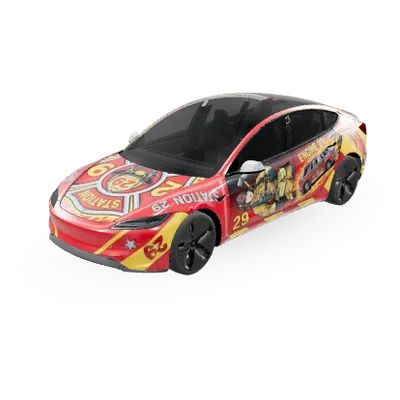 29 – Tesla Model 3 Wrap