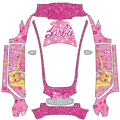 바비 (Barbie) – 테슬라 Model 3 랩핑