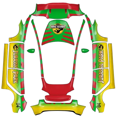 Jurassic Park Tour (Jurassic Park Tour Vehicle) – Tesla Model 3 Wrap