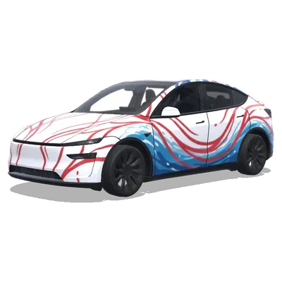 Kyogre Motorhauben-Grafik – Tesla Model Y Wrap