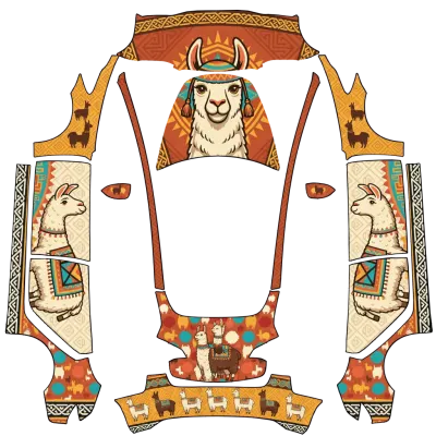 일렉트릭 라마 (Electric Llama) – 테슬라 Model 3 랩핑