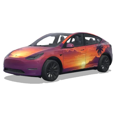 Sonnenuntergang (sunset) – Tesla Model Y Wrap