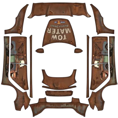 Мэтр (Tow mater) – оклейка Tesla Model 3