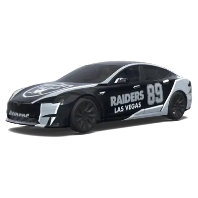 Enveloppe noire Raiders 89 – covering Tesla Model S