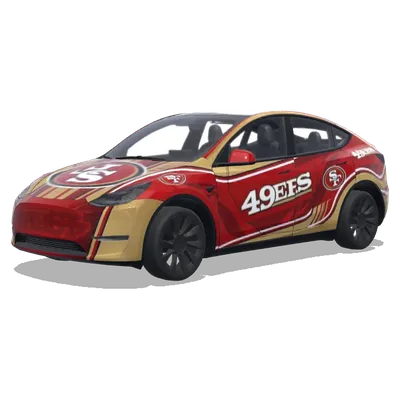 샌프란시스코 49ers (san francisco 49ers.) – 테슬라 Model Y 랩핑