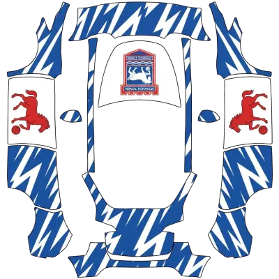 입스위치 FC (Ipswich FC) – 테슬라 Model Y 랩핑