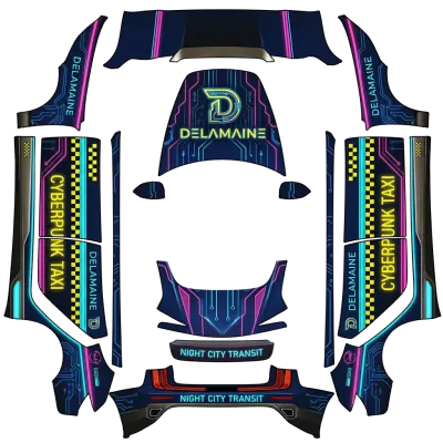 Taxi Delamaine V1 (Delamaine Taxi V1) – covering Tesla Model 3
