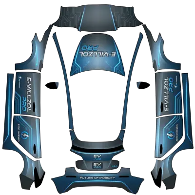 e-VillZol pro – Tesla Model 3 wrap