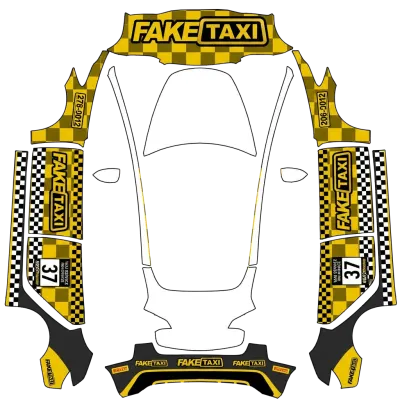 Falsches Taxi (Fake Taxi) – Tesla Model 3 Wrap