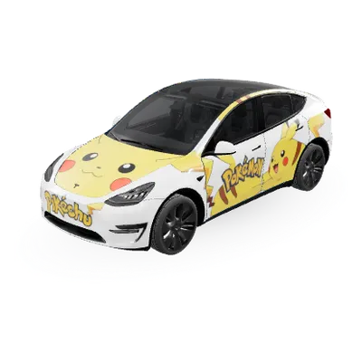 Pikachu 30th (Pitkachu30th) – Tesla Model Y Wrap