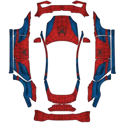 Spider-Man (Spiderman) – Tesla Model S Wrap