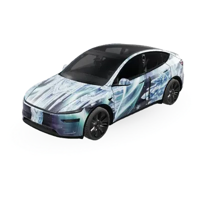 La Reine des Neiges (冰雪奇缘) – covering Tesla Model Y