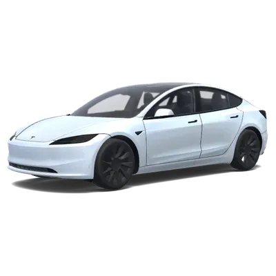 Frost White – Tesla Model 3 wrap