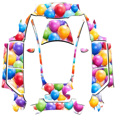 Ballons (BALOONS) – Tesla Model 3 Wrap