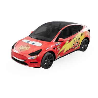 Flash McQueen (Flash MacQueen) – Tesla Model Y Wrap