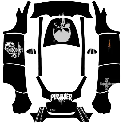 퍼니셔 (PUNISHER) – 테슬라 Model Y 랩핑