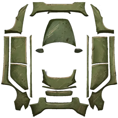 疣豬（Warthog） – 特斯拉 Model 3 塗裝